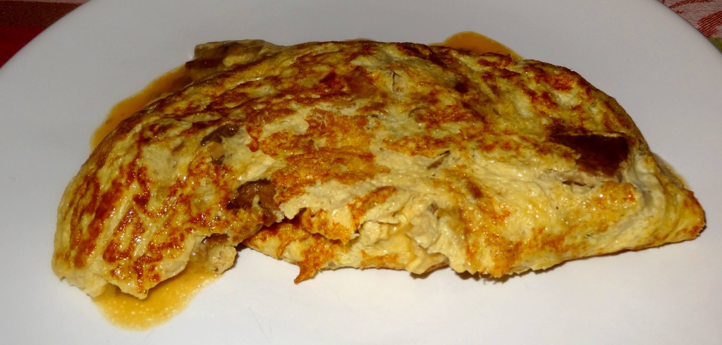 recettes cétogènes aquitaines omelette aux cèpes séchés