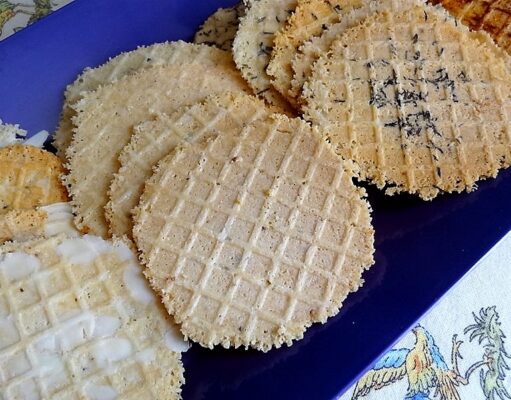 Gaufrettes croustillantes au comté (keto)