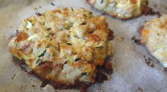 Croquettes thon courgette au sortir du four