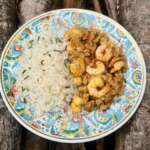 Oeufs et crevettes de Singapour