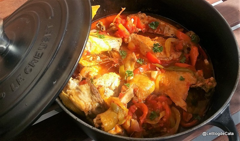 recettes aquitaines cétogènes poulet à la basquaise