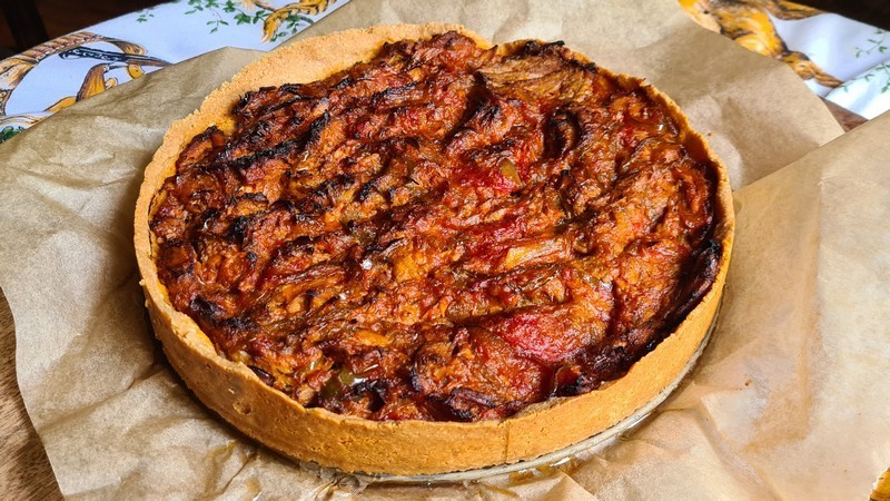 recettes aquitaines cétogènes tarte au thon basquaise