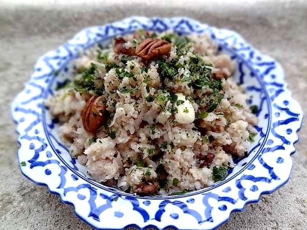 recettes bretonnes cétogènes riz de chou-fleur