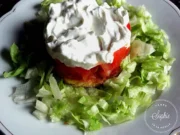 Entrée tomate et chèvre cétogène