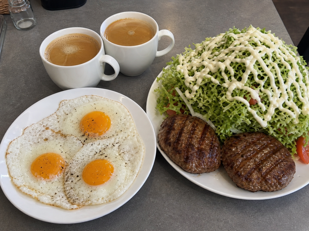 Jour 1 d'exemple de menu cétogène