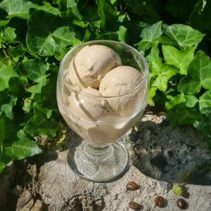 Glace au café hyperprotéinée sans sucre