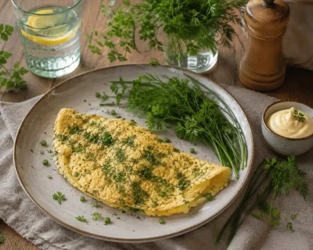 omelette-à-la-mayonnaise-et-aux-herbes-3