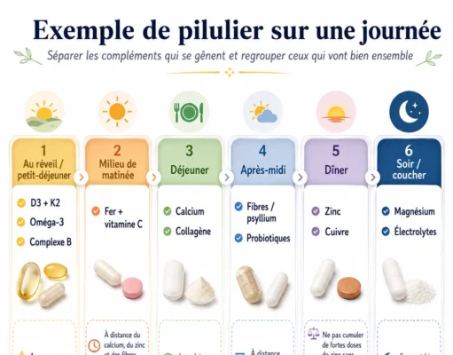 Combinaisons des compléments alimentaires