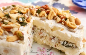 Fromage fourré aux fruits secs