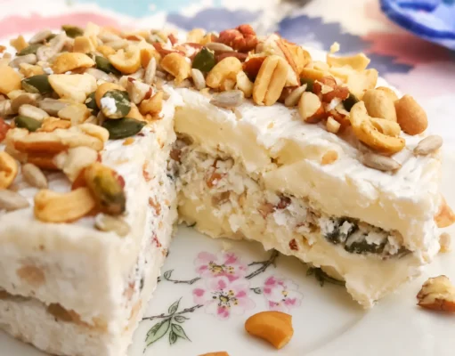Fromage fourré aux fruits secs