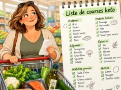 Courses keto avec des aliments simples et peu transformés