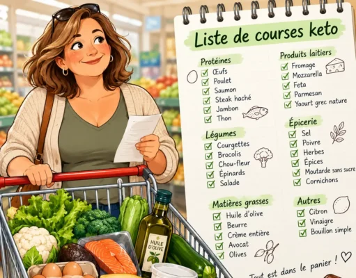 Courses keto : comment choisir ses aliments Courses keto avec des aliments simples et peu transformés